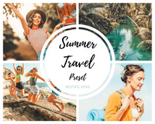 Load image into Gallery viewer, Summer Travel Mobile Lightroom Preset