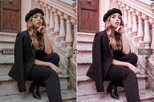 Load image into Gallery viewer, La Vie En Rose Mobile Lightroom Preset